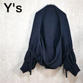 ワイズ(Y's)のY's メランジニット ボリュームスリーブカーディガン(カーディガン)