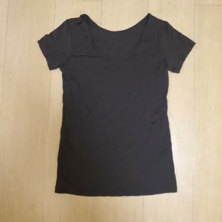 ユニクロ(UNIQLO)の新品‼️ ユニクロ UNIQLO エアリズム 半袖 Tシャツ 黒 Ｍサイズ(Tシャツ/カットソー(半袖/袖なし))