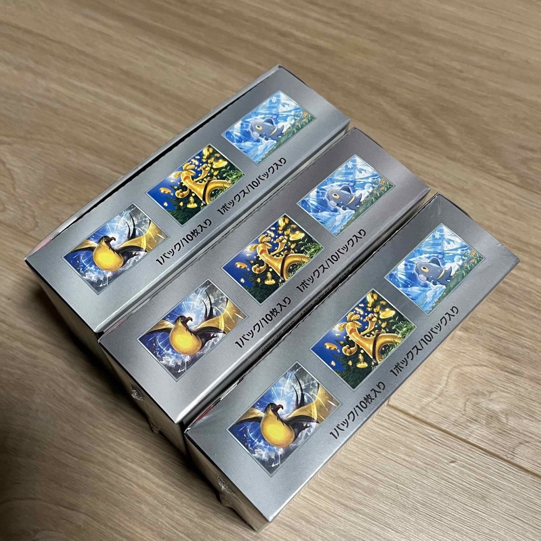 ポケカ シャイニートレジャー シュリンクありなし 計3ボックス ポケカ シャイニートレジャー シュリンクありなし 計3ボックス