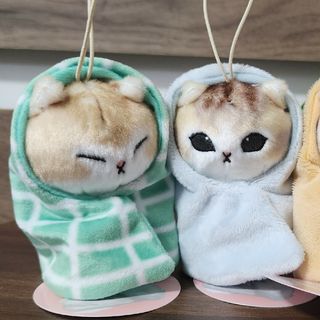 モフサンド(mofusand)のmofusand モフサンド 包まれにゃんこ マスコット ぬいぐるみ(ぬいぐるみ)