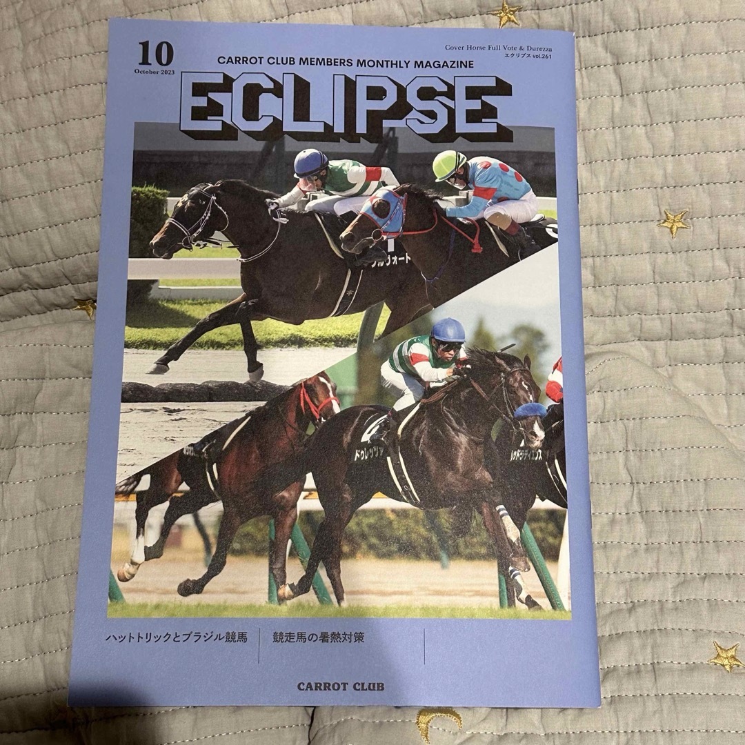 キャロットクラブ会報ECLIPSE 2023年7〜12月号　6冊セット エンタメ/ホビーの雑誌(趣味/スポーツ)の商品写真