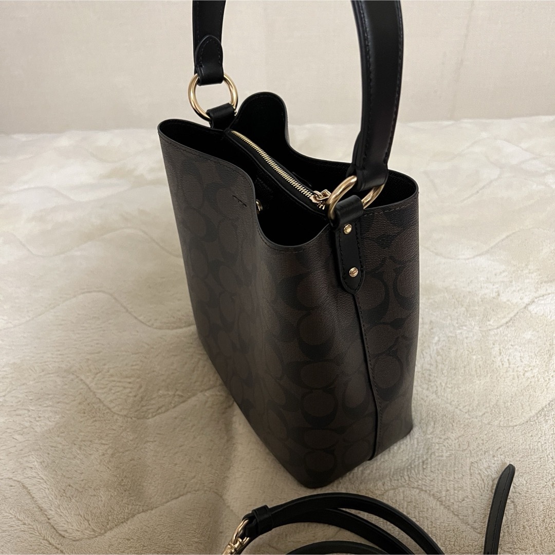 COACH - COACH コーチ ショルダーバッグ ハンドバッグ 2WAY の COACH - COACH コーチ ショルダーバッグ ハンドバッグ 2WAY の