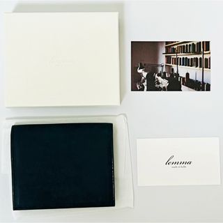 【新品未使用品】lemma Marisco レンマ マリスコ ネイビー(折り財布)