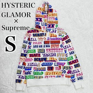 シュプリーム(Supreme)の【入手困難】シュプリーム×ヒステリックグラマー コラボ　即完売 パーカー S〜M(パーカー)