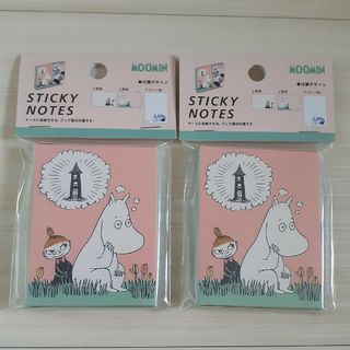 ムーミン(MOOMIN)のMOOMIN ムーミン 付箋ブック サンスター文具 ふせん ブック型(ノート/メモ帳/ふせん)