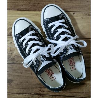 コンバース(CONVERSE)のコンバース CONVERSE ALL STAR 日本製  黒　23cm(スニーカー)