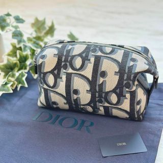 ディオール(Dior)のDIOR ディオール ポーチ マキシ ディオール オブリーク ジャカード メンズ(ポーチ)