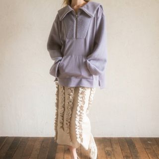 ハニーミーハニー(Honey mi Honey)のsailor zip sweat tops セーラースウェットトップス　ハニー(トレーナー/スウェット)