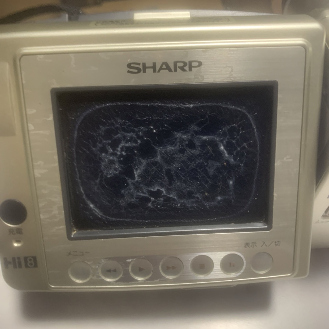 SHARP(シャープ)のSHARP  VideoHi8 ビデオカメラ　VL-EH500 スマホ/家電/カメラのカメラ(ビデオカメラ)の商品写真