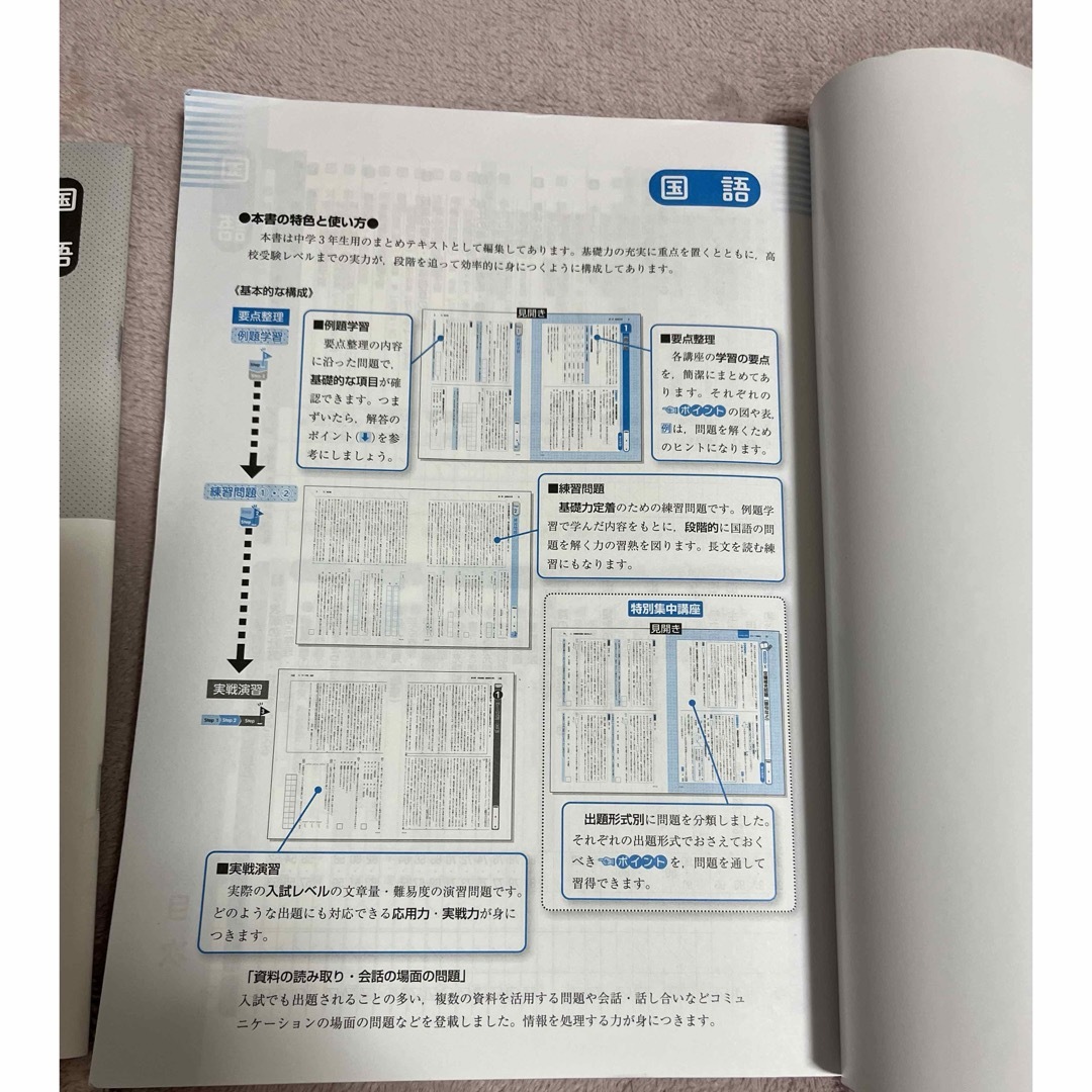 入試サポート☆ステップアップセミナー☆国語☆中学3年生用 エンタメ/ホビーの本(語学/参考書)の商品写真