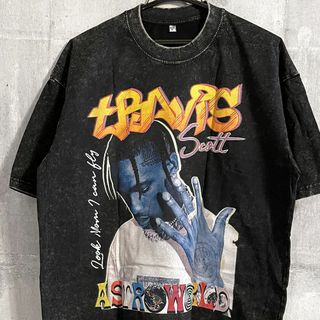 travis scott トラビススコット Tシャツ ヒップホップ　平本蓮(Tシャツ/カットソー(半袖/袖なし))