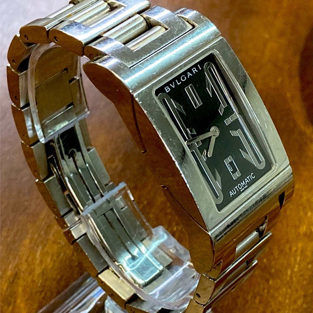 アンティークブルガリ レッタンゴロ RT45S 自動巻きユニセックス腕時計 ...