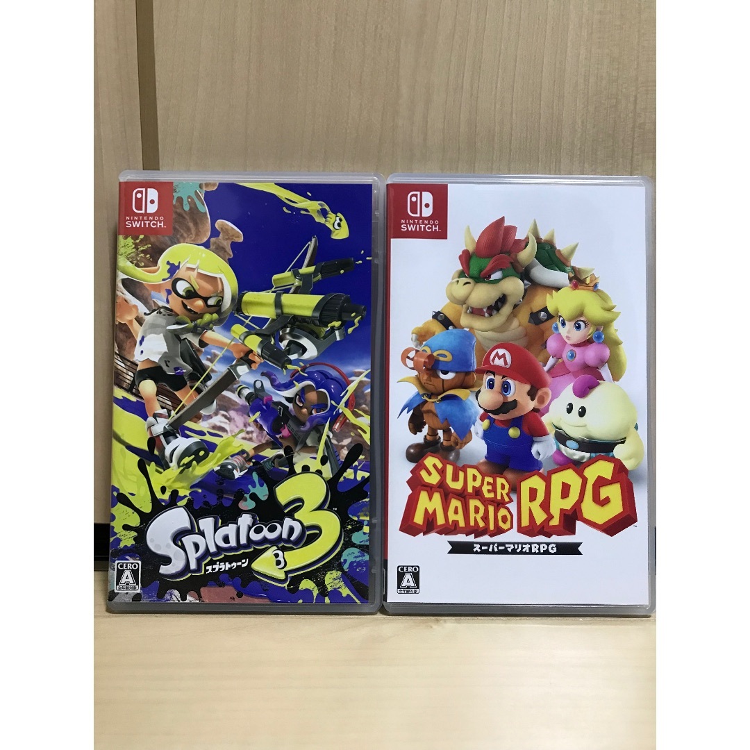 Nintendo Switch(ニンテンドースイッチ)の美品✨マリオRPG＋スプラトゥーン3セット✨即日発送可 エンタメ/ホビーのゲームソフト/ゲーム機本体(家庭用ゲームソフト)の商品写真