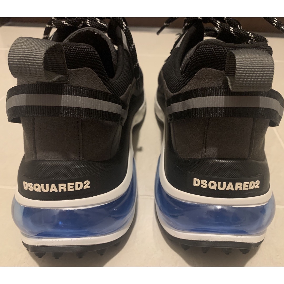 DSQUARED2(ディースクエアード)のDSQUARED2 バブルスニーカー グレー×ブルー メンズの靴/シューズ(スニーカー)の商品写真