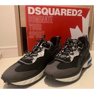 ディースクエアード(DSQUARED2)のDSQUARED2 バブルスニーカー グレー×ブルー(スニーカー)