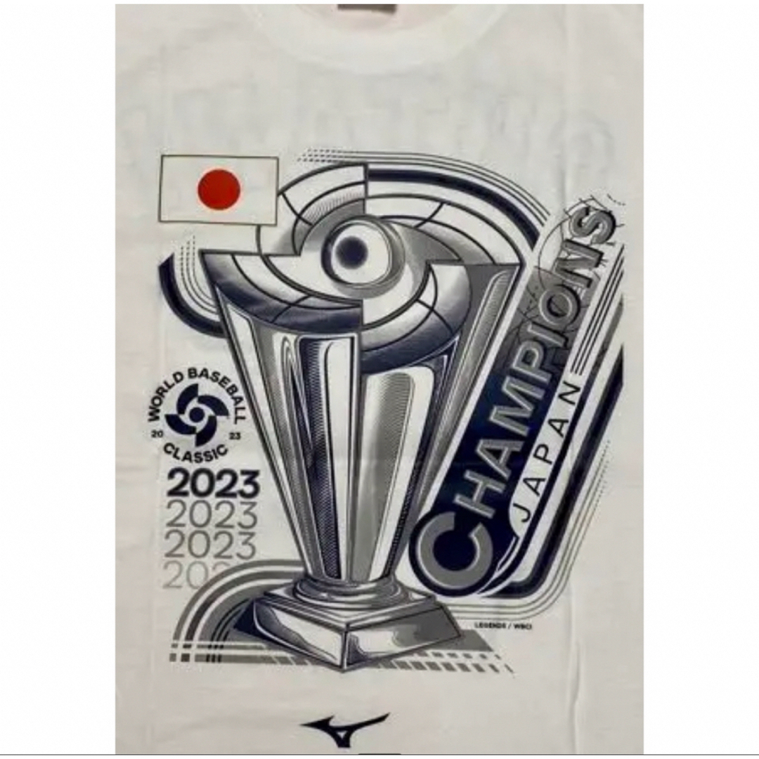 【新品】Mサイズ　2023 WBC優勝記念レプリカTシャツ  大谷翔平 スポーツ/アウトドアの野球(記念品/関連グッズ)の商品写真