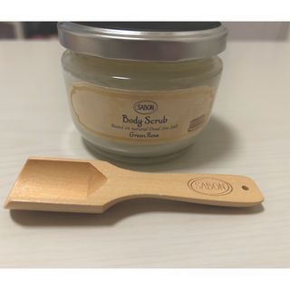 サボン(SABON)のサボン　グリーンローズ　3点セット　ボディスクラブ(ボディスクラブ)