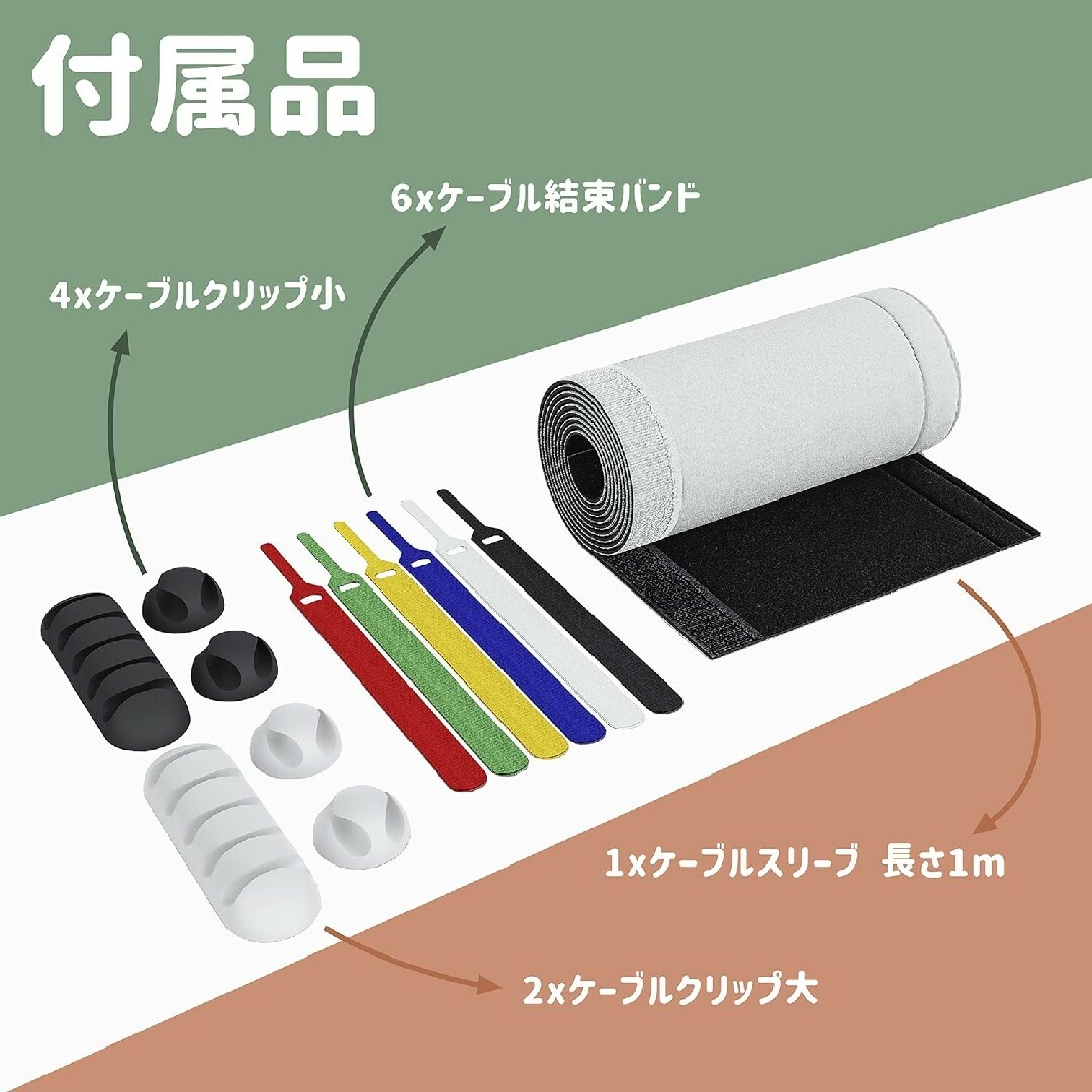 ♥NATURE SUPPLIES♥木製ケーブル収納ボックス ホワイト 2個セット インテリア/住まい/日用品の収納家具(ケース/ボックス)の商品写真