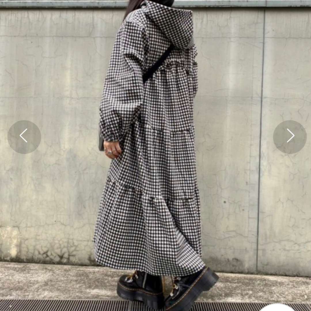 Candy Stripper - HOLIDAY GINGHAM CHECK TIERED ワンピース Candy Stripper - HOLIDAY GINGHAM CHECK TIERED ワンピース