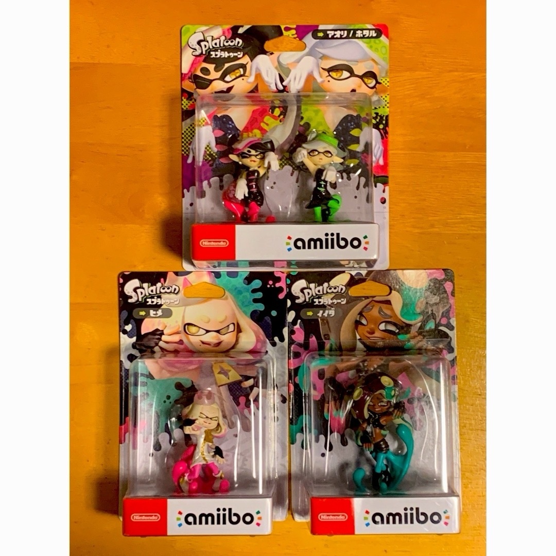 スプラトゥーン amiibo アオリ ホタル ヒメ イイダ アミーボイイダ