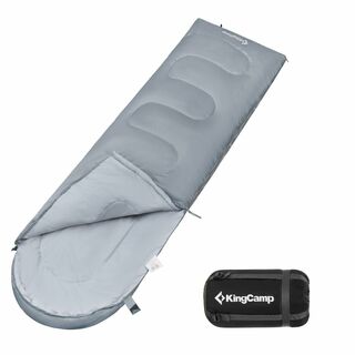 KingCamp 寝袋 子供用 シュラフ 封筒型 2in1連結可能 アウトドア (寝袋/寝具)