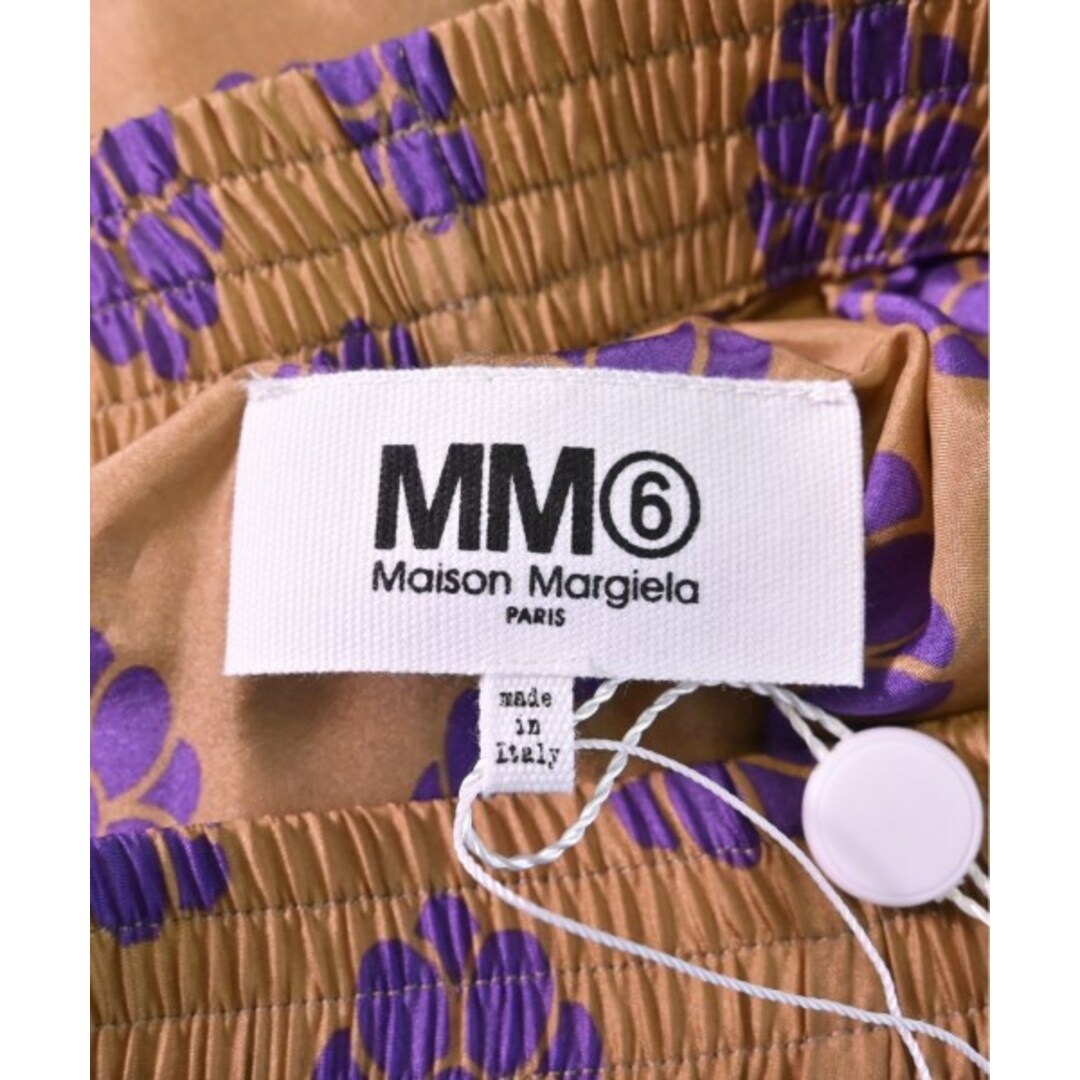 MM6 エムエムシックス パンツ（その他） 38(S位) 茶x紫(総柄)あり開閉