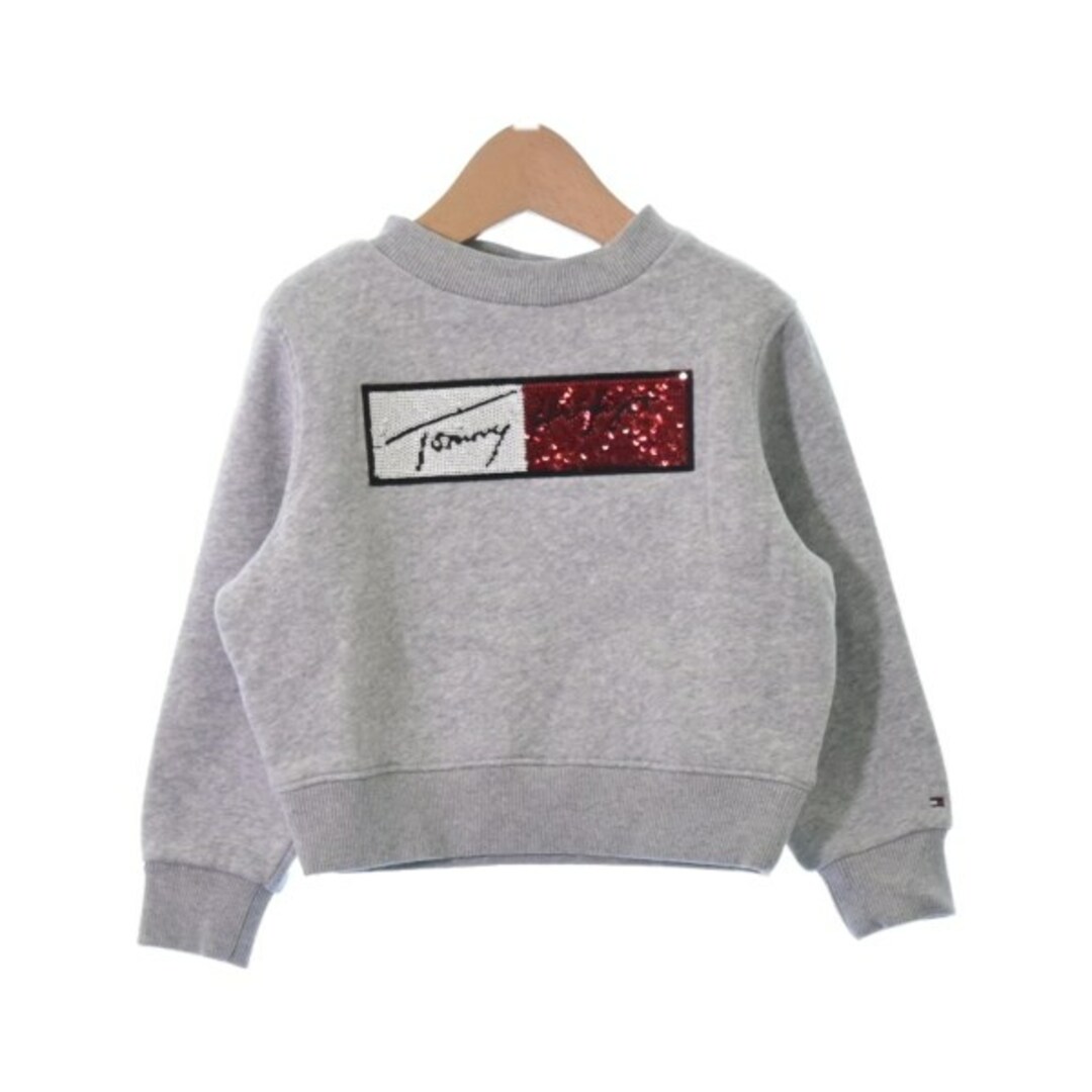 TOMMY HILFIGER(トミーヒルフィガー)のTOMMY HILFIGER トミーヒルフィガー スウェット 104 グレー 【古着】【中古】 キッズ/ベビー/マタニティのキッズ服女の子用(90cm~)(Tシャツ/カットソー)の商品写真