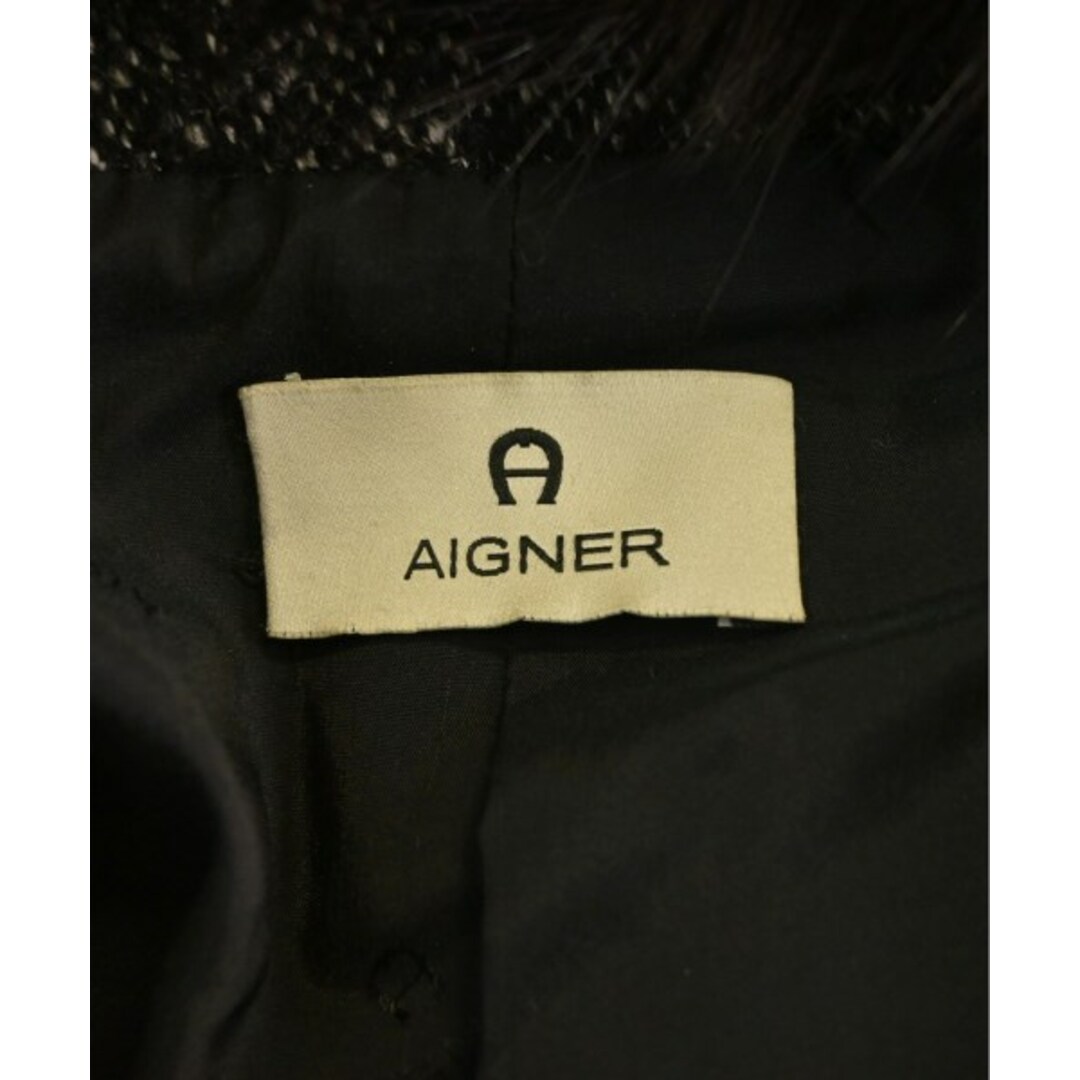 AIGNER(アイグナー)のAIGNER アイグナー ブルゾン（その他） 44(L位) 黒系 【古着】【中古】 レディースのジャケット/アウター(その他)の商品写真