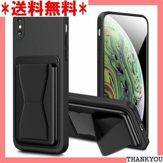 ☆ iPhone X ケース iPhone XS ケース 滑り止め 黑 378(その他)