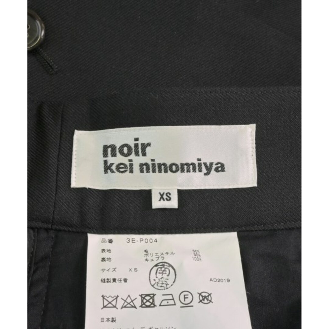 noir kei ninomiya(ノワールケイニノミヤ)のnoir kei ninomiya スラックス XS 黒 【古着】【中古】 レディースのパンツ(その他)の商品写真