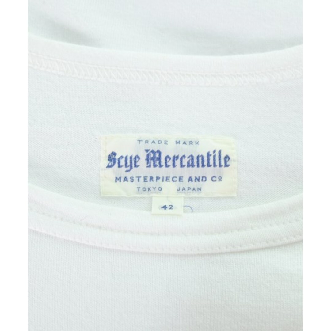 Scye(サイ)のSCYE サイ Tシャツ・カットソー 42(XL位) 白 【古着】【中古】 メンズのトップス(Tシャツ/カットソー(半袖/袖なし))の商品写真