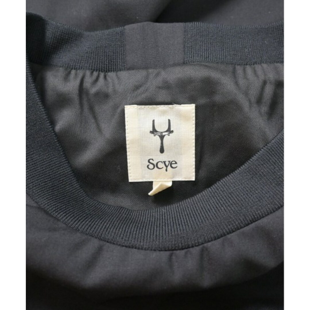 Scye(サイ)のSCYE サイ Tシャツ・カットソー 40(L位) 黒 【古着】【中古】 メンズのトップス(Tシャツ/カットソー(半袖/袖なし))の商品写真