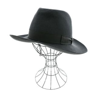 ボルサリーノ(Borsalino)のBorsalino ボルサリーノ ハット - ダークグレー 【古着】【中古】(ハット)