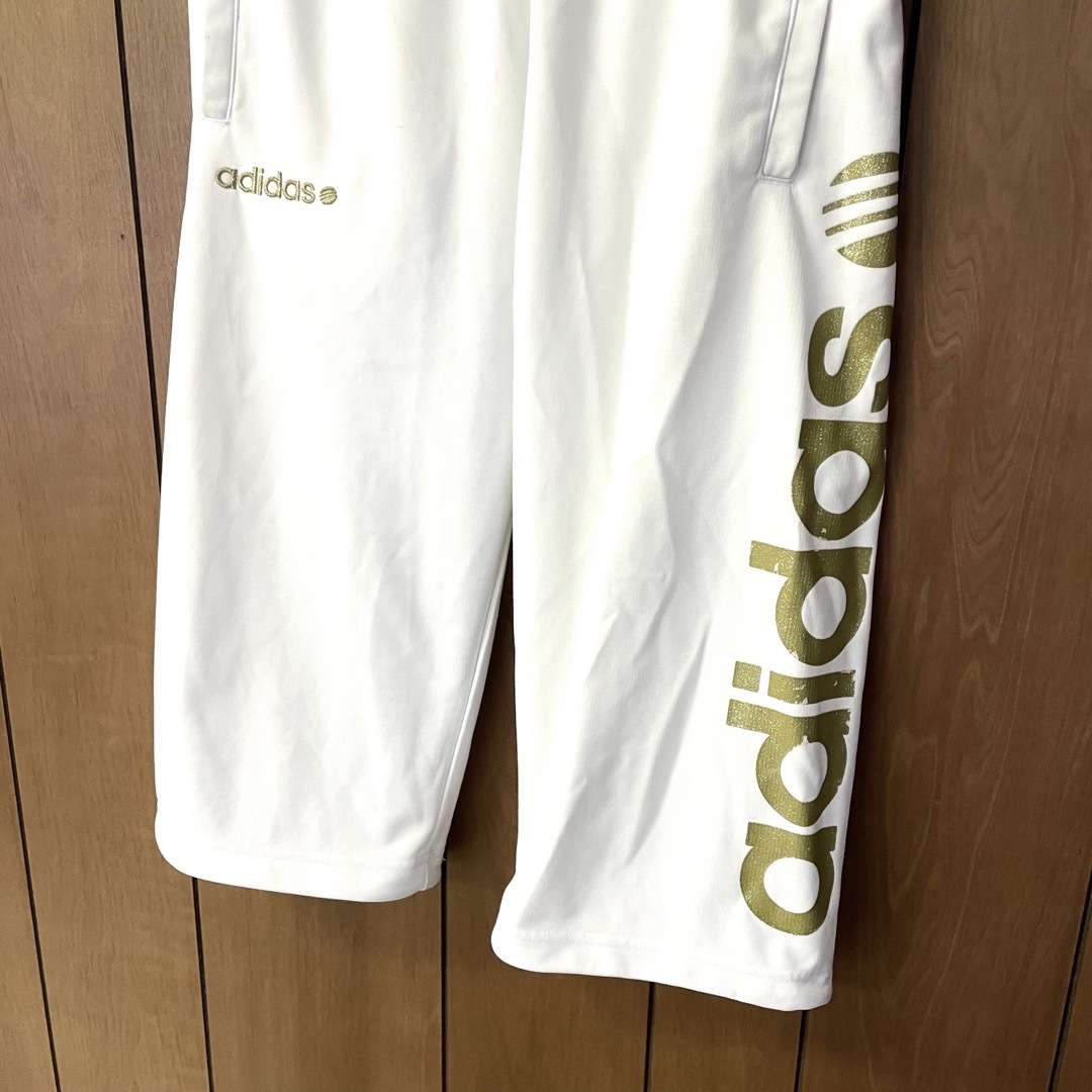 adidas(アディダス)の美品【 adidas アディダス 】トラックパンツ　ハーフパンツ レディースのパンツ(ハーフパンツ)の商品写真