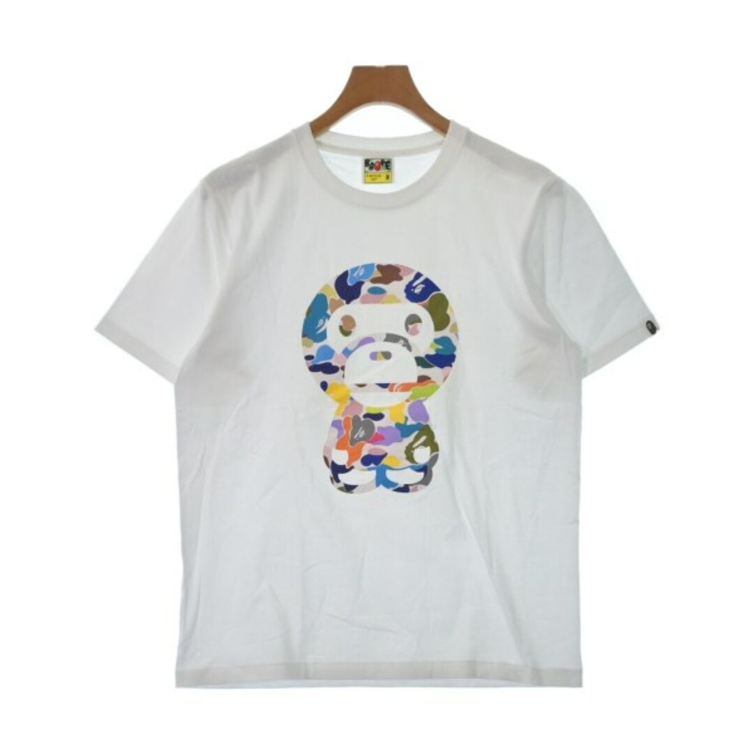 直営通販サイト A BATHING APE アベイシングエイプ Tシャツ・カットソー M 白 【古着】