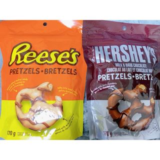 ハーシー(ハーシー)のReese'sリーシス(リーセス)とHershey'sハーシーズ　プレッチェル(菓子/デザート)