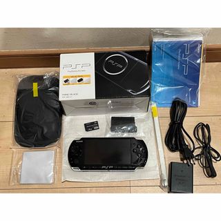 プレイステーションポータブル(PlayStation Portable)の超美品　完品　SONY  PSP-3000  ピアノブラック バリューパック (携帯用ゲーム機本体)