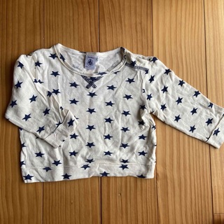 プチバトー(PETIT BATEAU)のプチバトー　ロンT 81cm(Ｔシャツ)