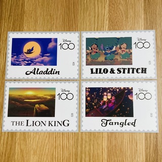 ディズニー(Disney)の新品 ディズニー 100周年記念 ポストカード 映画 ウィッシュ 前売り 特典(写真/ポストカード)