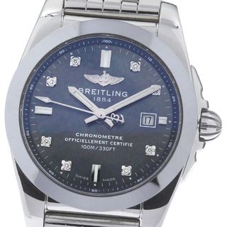 ブライトリング(BREITLING)のブライトリング BREITLING W72348 ギャラクティック29 スリークT 8Pダイヤ クォーツ レディース 美品 箱・保証書付き_791509(腕時計)