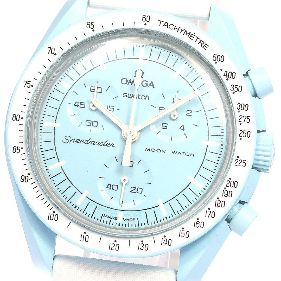 swatch(スウォッチ)のスウォッチ Swatch SO33L100 OMEGA×Swatch MISSION TO URANUS クォーツ メンズ 箱・保証書付き_791237 メンズの時計(腕時計(アナログ))の商品写真