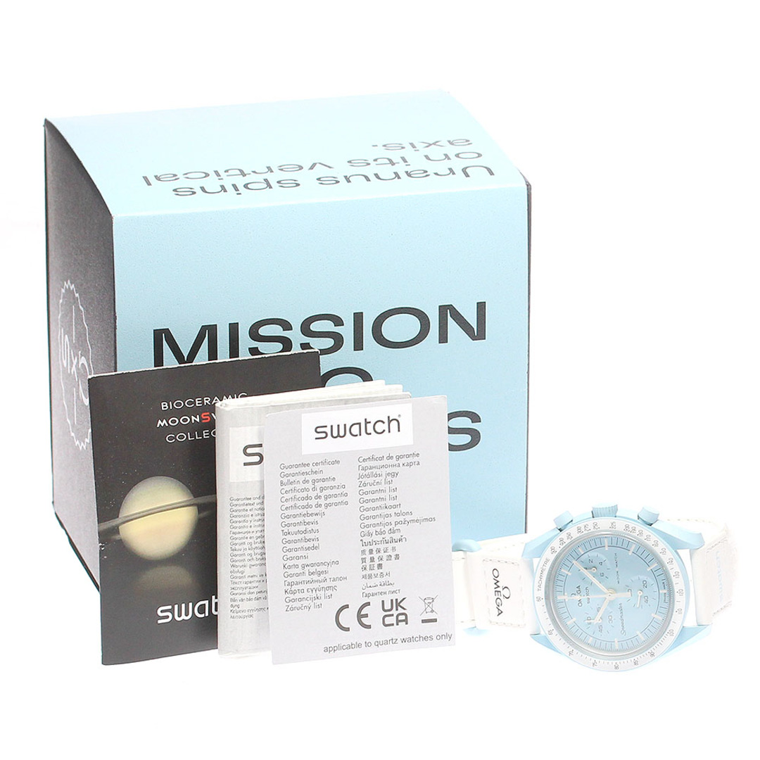 swatch(スウォッチ)のスウォッチ Swatch SO33L100 OMEGA×Swatch MISSION TO URANUS クォーツ メンズ 箱・保証書付き_791237 メンズの時計(腕時計(アナログ))の商品写真