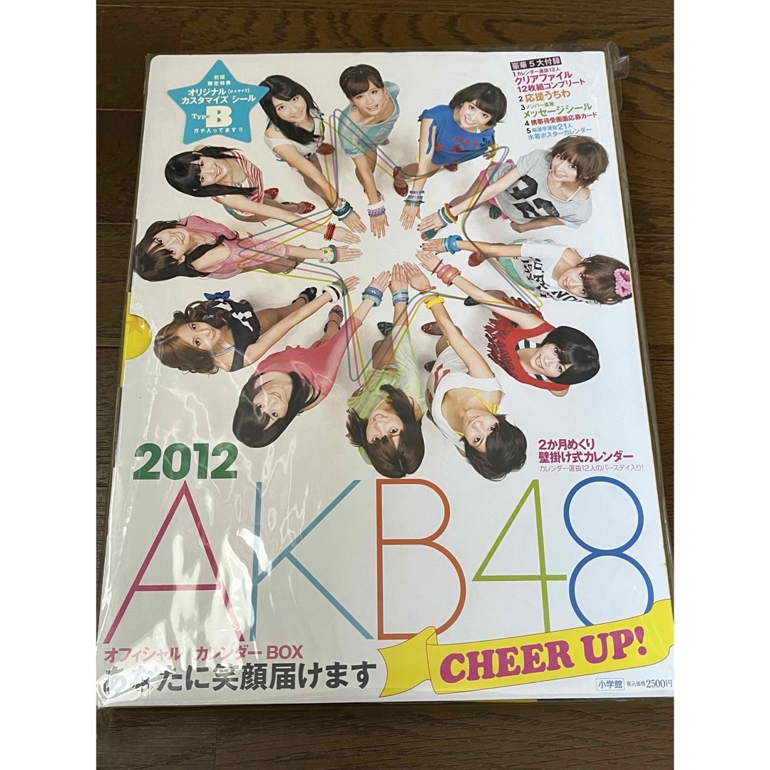 AKB48(エーケービーフォーティーエイト)のＡＫＢ４８オフィシャルカレンダ－ＢＯＸ2011 & 2012 セット 新年未開封 インテリア/住まい/日用品の文房具(カレンダー/スケジュール)の商品写真