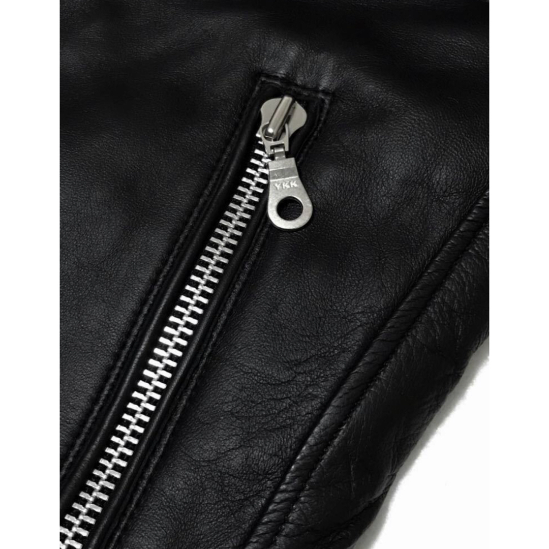 nano・universe(ナノユニバース)のナノユニバース 羊革 レザー ジャケット S 定価30,780円 メンズのジャケット/アウター(レザージャケット)の商品写真