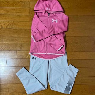 アンダーアーマー(UNDER ARMOUR)のアンダーアーマー　女児ジャージ上下(ウェア)