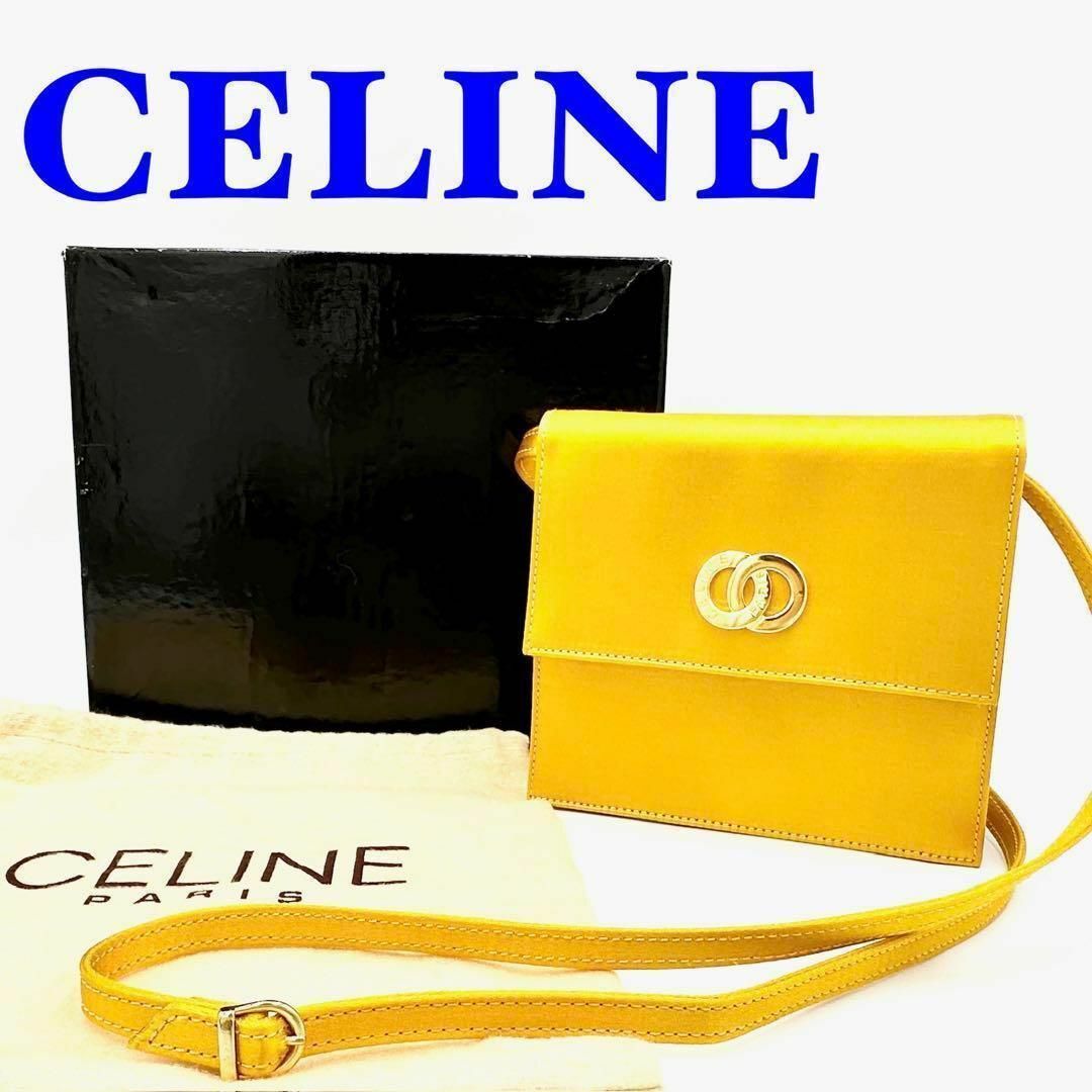 CELINE セリーヌ ミニ ショルダーバッグ イエローイエローサイズ