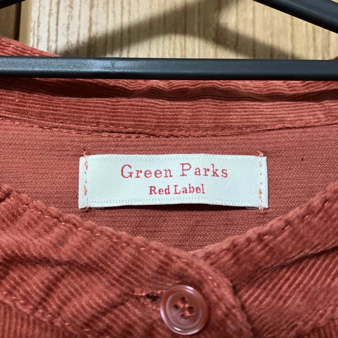 green parks(グリーンパークス)のコーデュロイチュニック　2点セット レディースのトップス(チュニック)の商品写真