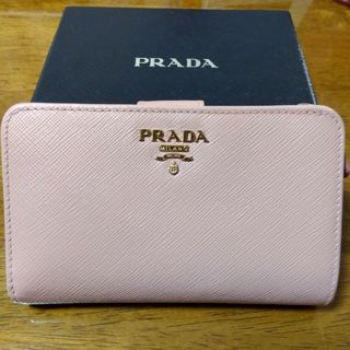 プラダ(PRADA)の値下げ　PRADA ミニ財布　サフィアーノ　L字ファスナー　二つ折り財布(財布)