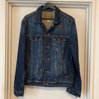 アメリカンイーグル(American Eagle)の美品！ アメリカンイーグル デニムジャケット Mサイズ(Gジャン/デニムジャケット)