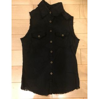 マウジー(moussy)のmoussy ノースリーブ　シャツ　マウジー(シャツ/ブラウス(半袖/袖なし))